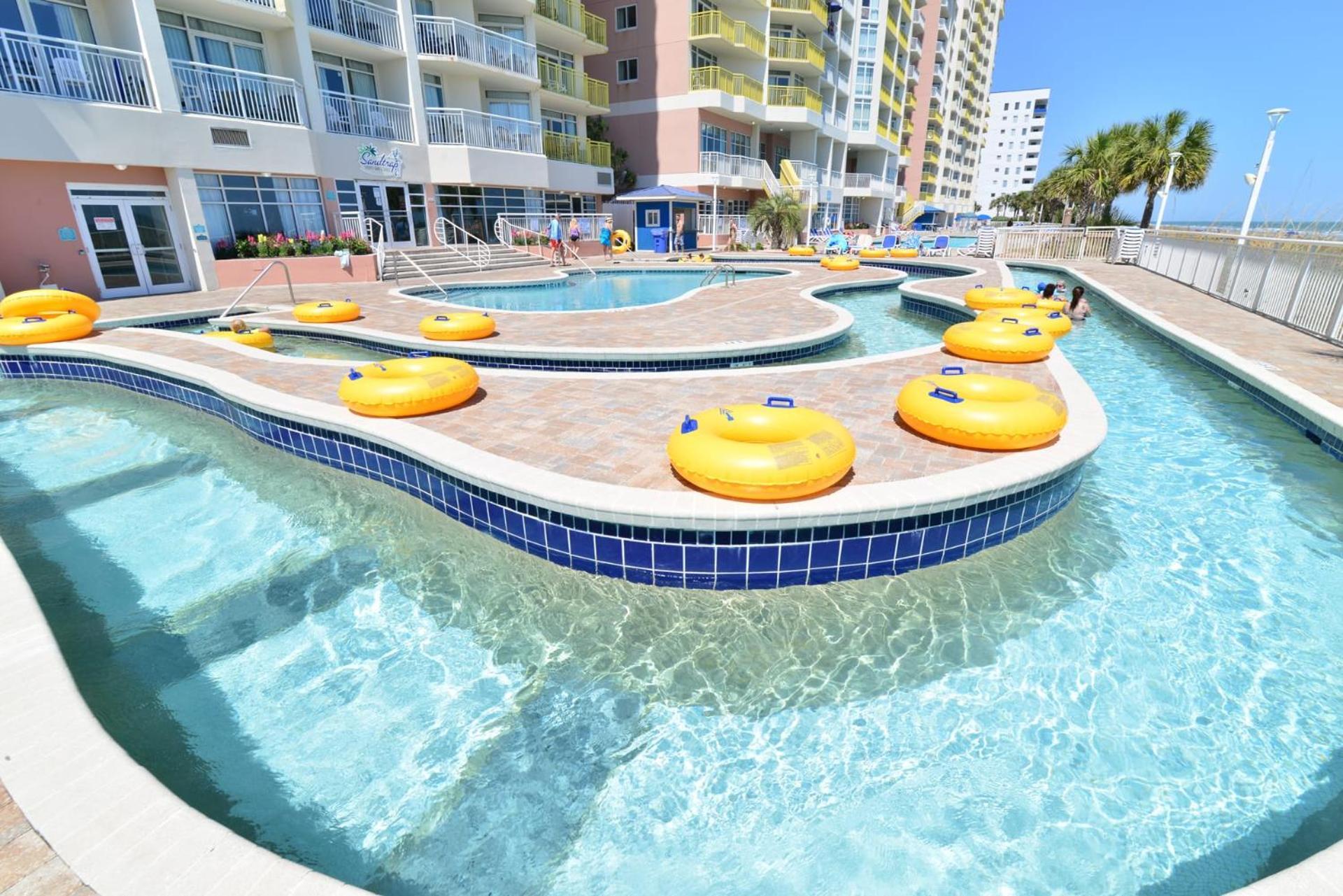 Oceanfront Top Location Modern Resort Lazy River Huge Pool Oasis Myrtle Beach Exteriör bild